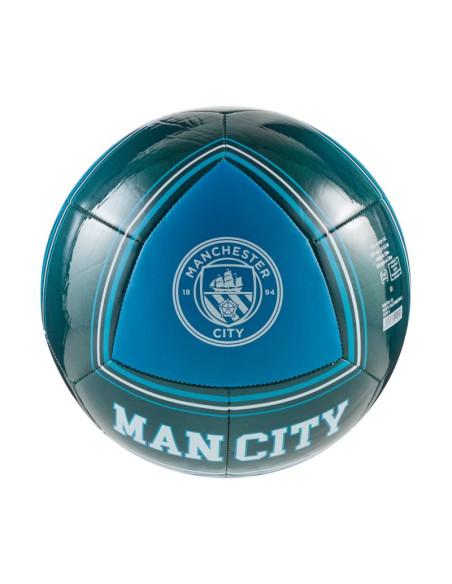 Piłka nożna puma mcfc culture turkusowo-niebieska 84976 13