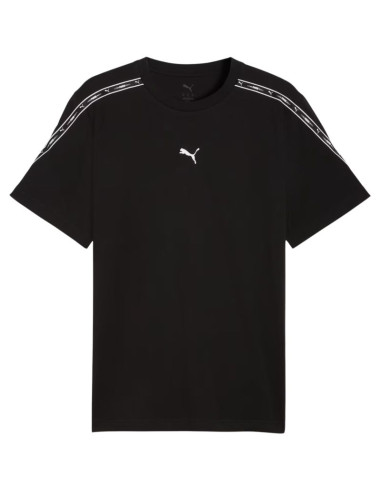 Koszulka męska puma tape tee czarna 691693 01