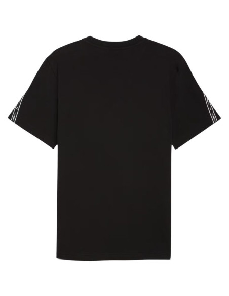 Koszulka męska puma tape tee czarna 691693 01