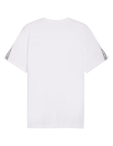 Koszulka męska puma tape tee biała 691693 02