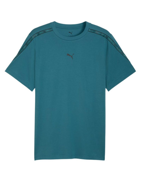 Koszulka męska puma tape tee turkusowa 691693 41