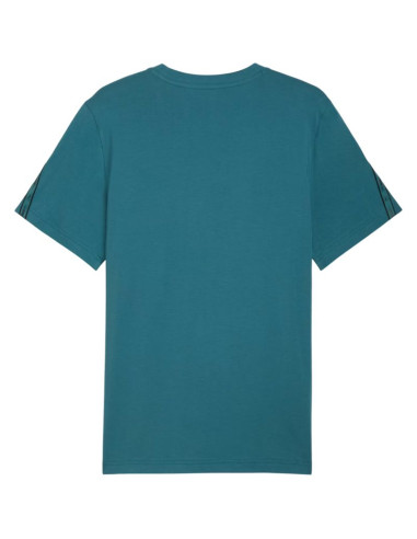 Koszulka męska puma tape tee turkusowa 691693 41