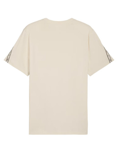 Koszulka męska puma tape tee beżowa 691693 87
