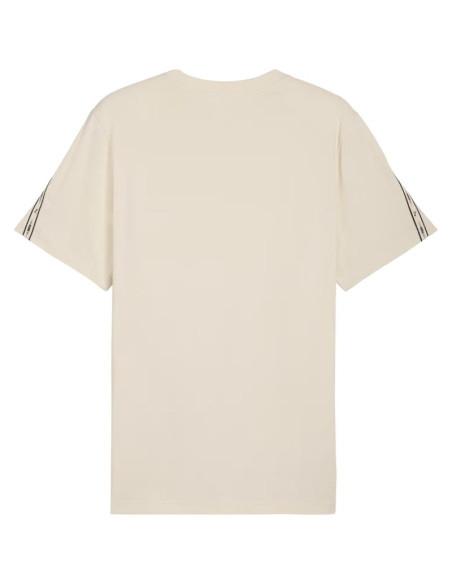 Koszulka męska puma tape tee beżowa 691693 87