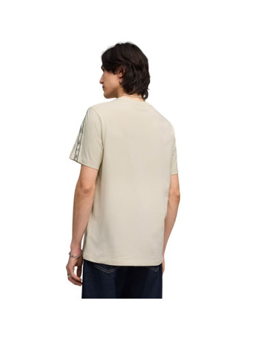 Koszulka męska puma tape tee beżowa 691693 87