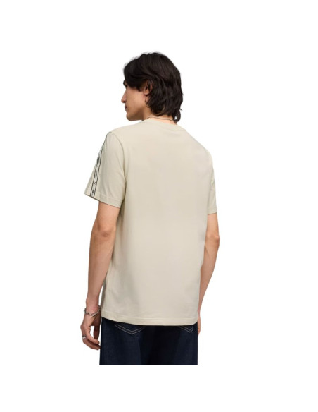 Koszulka męska puma tape tee beżowa 691693 87