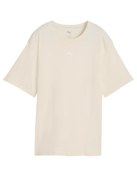 Koszulka damska puma ess relaxed tee beżowa 684971 87