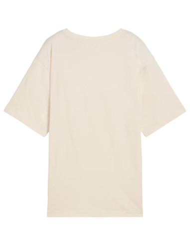 Koszulka damska puma ess relaxed tee beżowa 684971 87