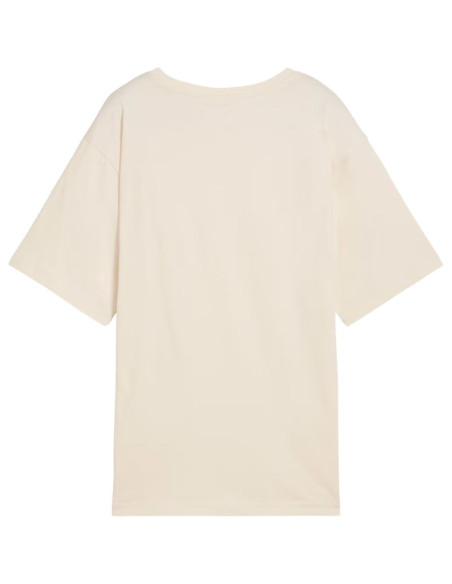 Koszulka damska puma ess relaxed tee beżowa 684971 87