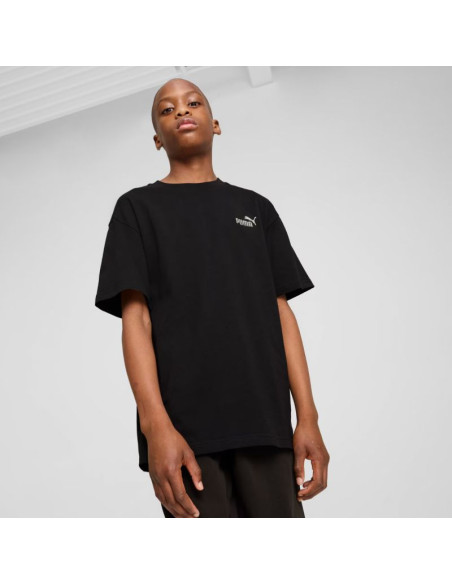 Koszulka dla dzieci puma ess small no.1 logo relaxed tee czarna 684920 01