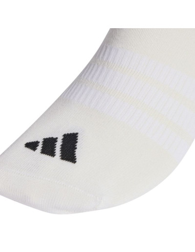 Skarpety adidas thin&light essentials low cut 3 pack białe jz0533