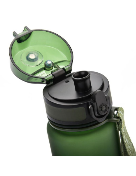 Bidon sportowy meteor 500 ml ciemnozielony