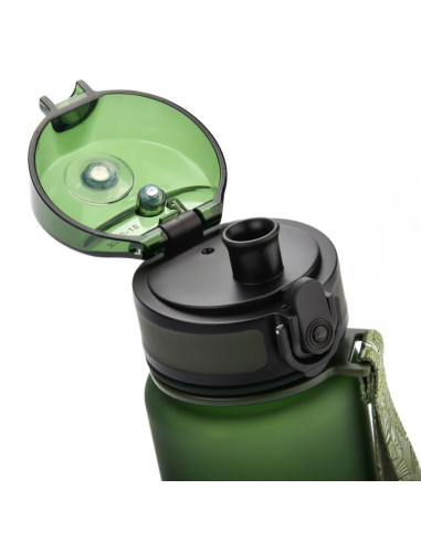 Bidon sportowy meteor 500 ml ciemnozielony