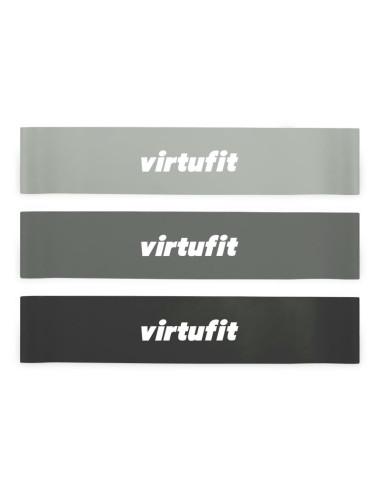 Virtufit zestaw mini taśm - gumy oporowe - 3 sztuki