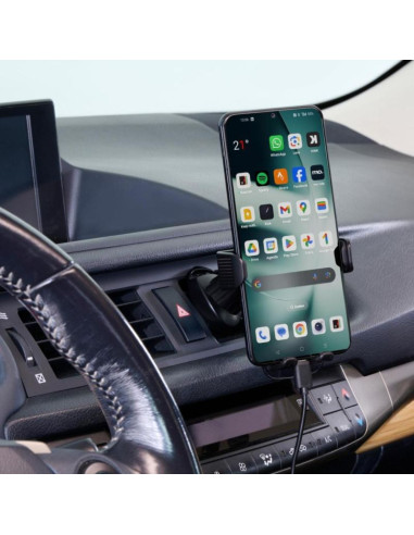 Uchwyt na telefon do samochodu obracany dunlop