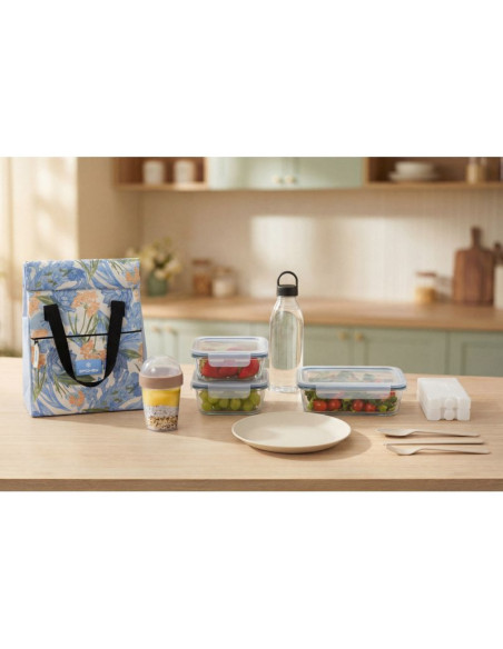 Torba na lunch z rolowanym zamknięciem lunchbox spokey urban chill