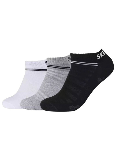 Skechers 3ppk mesh ventilation socks sk43022-9996 białe 35-38