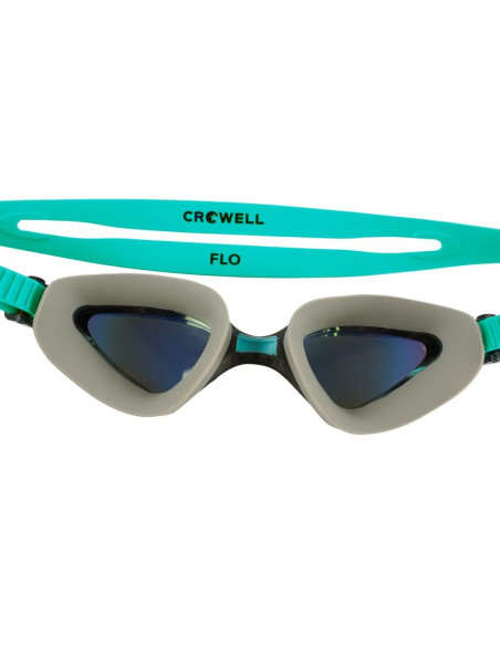 Okulary pływackie crowell gs20 flo mirror szaro-zielone