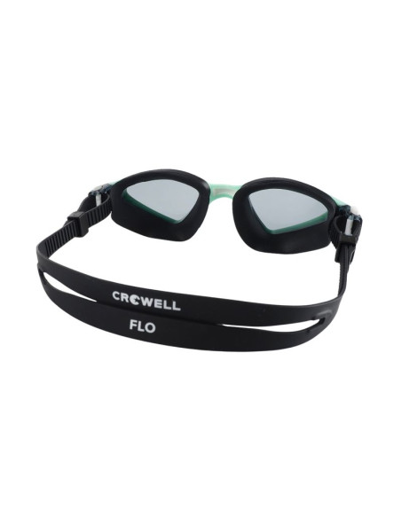 Okulary pływackie crowell gs20 flo zielono-czarne