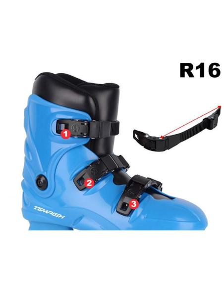 Metalowa klamra z paskiem r16