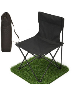 Krzesło turystyczne składane czarne 30x30x25/47cm enero camp