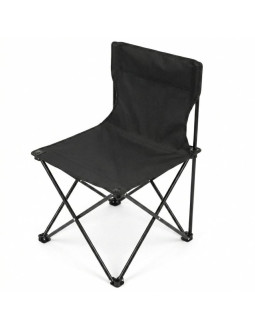 Krzesło turystyczne składane czarne 30x30x25/47cm enero camp 2
