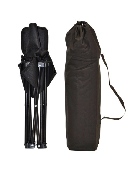 Krzesło turystyczne składane czarne 30x30x25/47cm enero camp