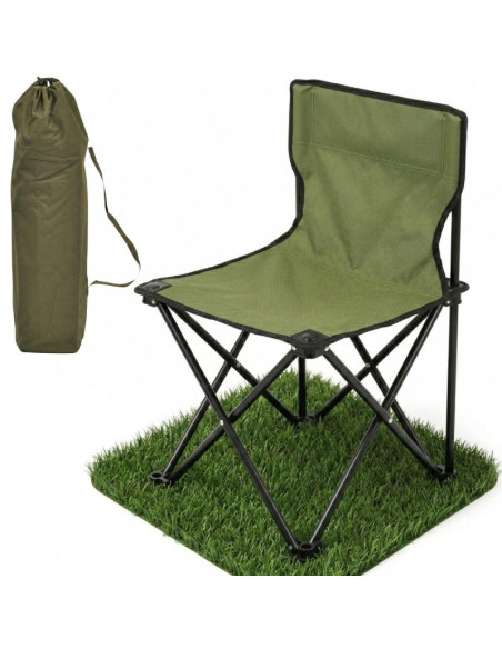 Krzesło turystyczne składane zielone 30x30x25/47cm enero camp