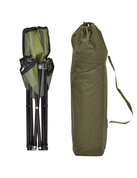 Krzesło turystyczne składane zielone 30x30x25/47cm enero camp