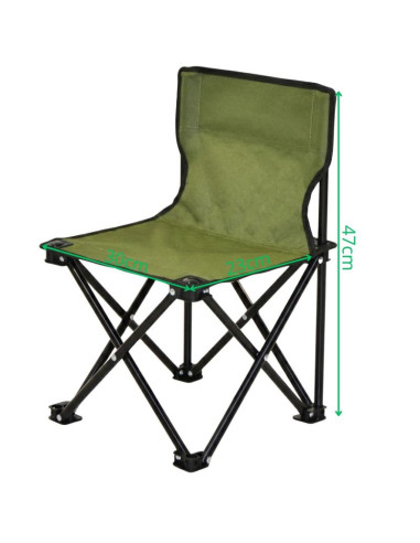 Krzesło turystyczne składane zielone 30x30x25/47cm enero camp
