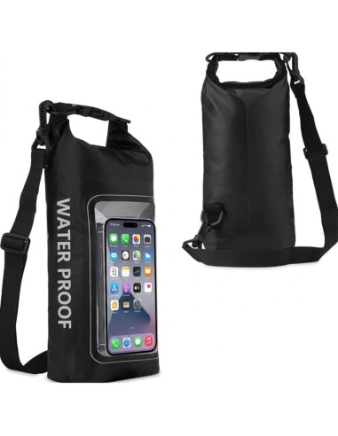 Worek wodoszczelny na telefon czarny redcliffs