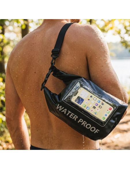 Worek wodoszczelny na telefon czarny redcliffs