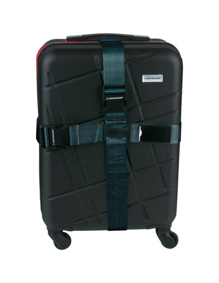 Uniwersalny pas zabezpieczający do bagażu 230x5cm zestaw 2 szt dunlop czarny