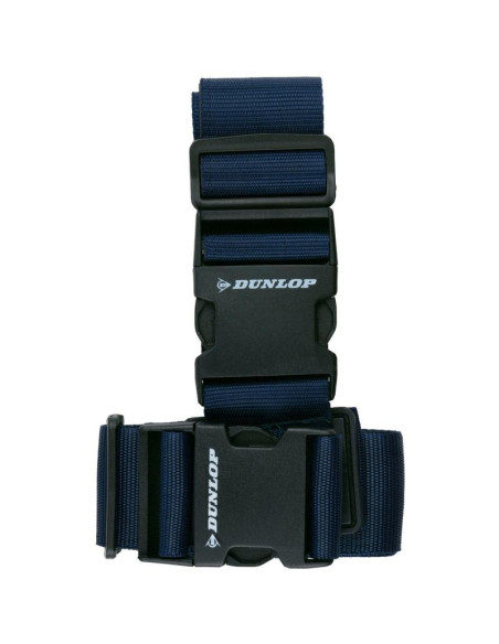 Uniwersalny pas zabezpieczający do bagażu 230x5cm zestaw 2 szt dunlop granat