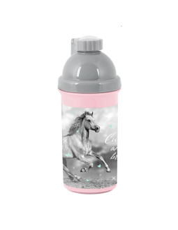 Bidon butelka na napój paso grey horse 550 ml do szkoły - pp23ko-3021