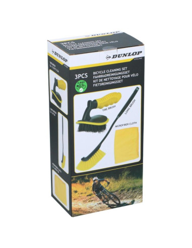 Zestaw szczotek do czyszczenia roweru dunlop