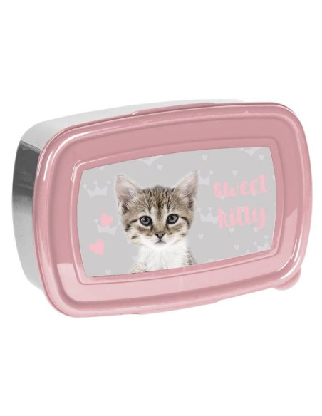 Śniadaniówka plastikowy pojemnik na śniadanie paso sweet kitty - pp23kc-3022