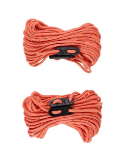 Linka turystyczna naciąg do namiotów 2szt 10m pomarańczowa camp active 2