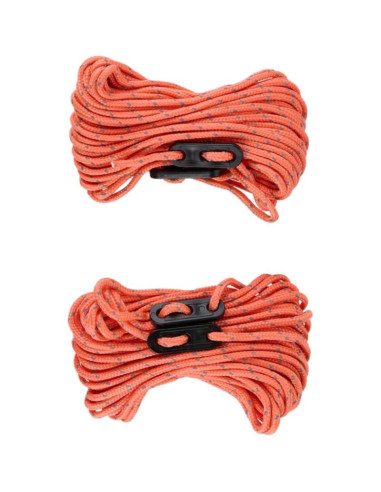 Linka turystyczna naciąg do namiotów 2szt 10m pomarańczowa camp active