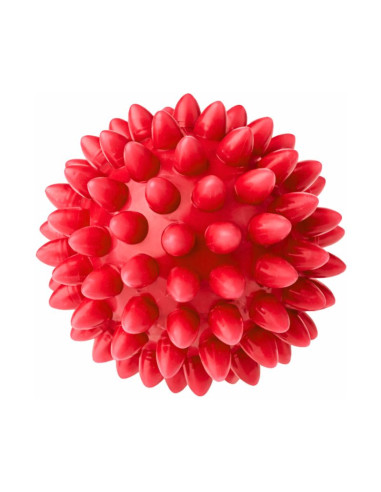 Piłka fizjo spiky do masażu i rehabilitacji 5,4 cm tullo czerwona ref852