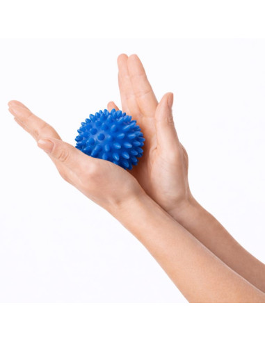 Piłka fizjo spiky do masażu i rehabilitacji 5,4 cm tullo niebieska ref853