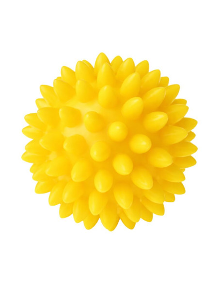 Piłka fizjo spiky do masażu i rehabilitacji 5,4 cm tullo żółta ref855