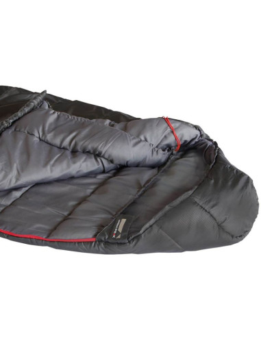 Śpiwór high peak redwood 3l  230x85x55 ciemnoszary lewy 23090