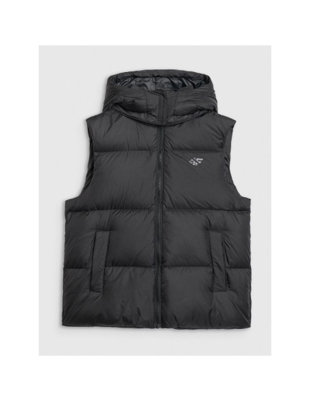 Bezrękawnik puchowy z naturalnym wypełnieniem damski 4f 4fwaw25tvjaf223-083s