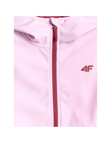 Kurtka softshell wiatroodporna membrana 5000 dziewczęca 4f 4fjwss26tsoff478-47s