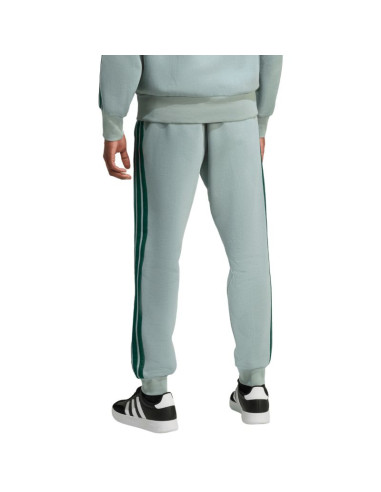 Spodnie męskie adidas essentials 3-stripes fleece miętowe kd4836