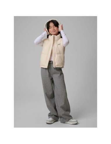 Bezrękawnik z wypełnieniem syntetycznym dziewczęcy 4f 4fjwss26tvjaf312-12s