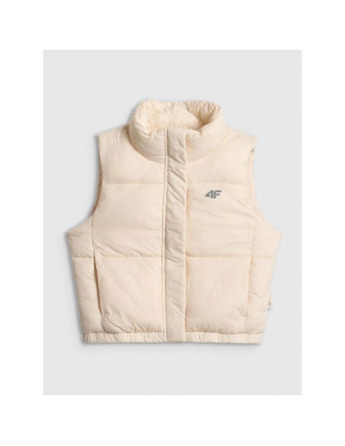 Bezrękawnik z wypełnieniem syntetycznym dziewczęcy 4f 4fjwss26tvjaf312-12s