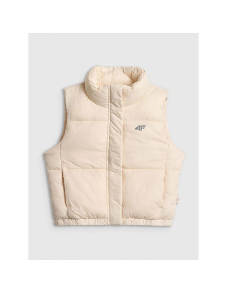 Bezrękawnik z wypełnieniem syntetycznym dziewczęcy 4f 4fjwss26tvjaf312-12s