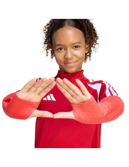 Bluza dla dzieci adidas tiro 26 competition training top czerwono-pomarańczowa ka7571